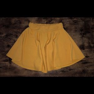 High waist skater skirt